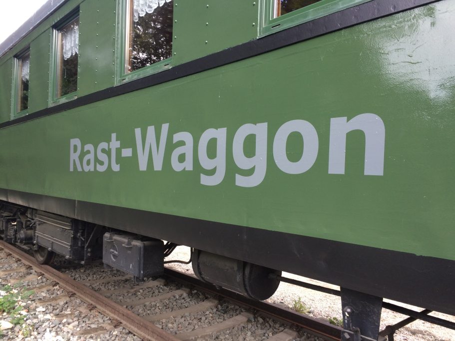 Beschriftung Waggon
